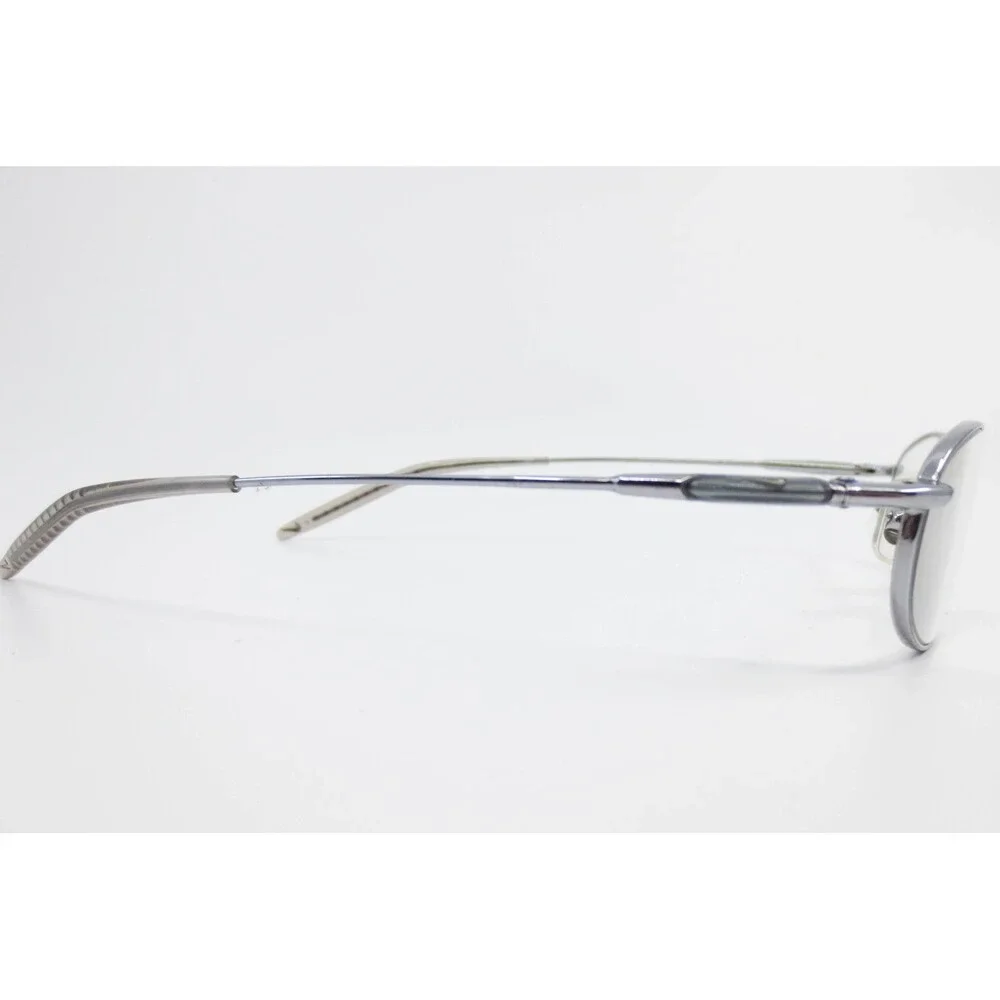 Nike 4005 060 Gunmetal Oval Metal Eyeglasses Frames 47-18-135 Demo Lenses